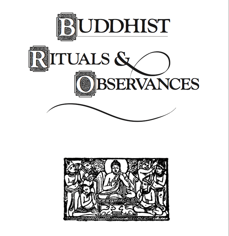 Cover image for Buddhist Rituals & Observances