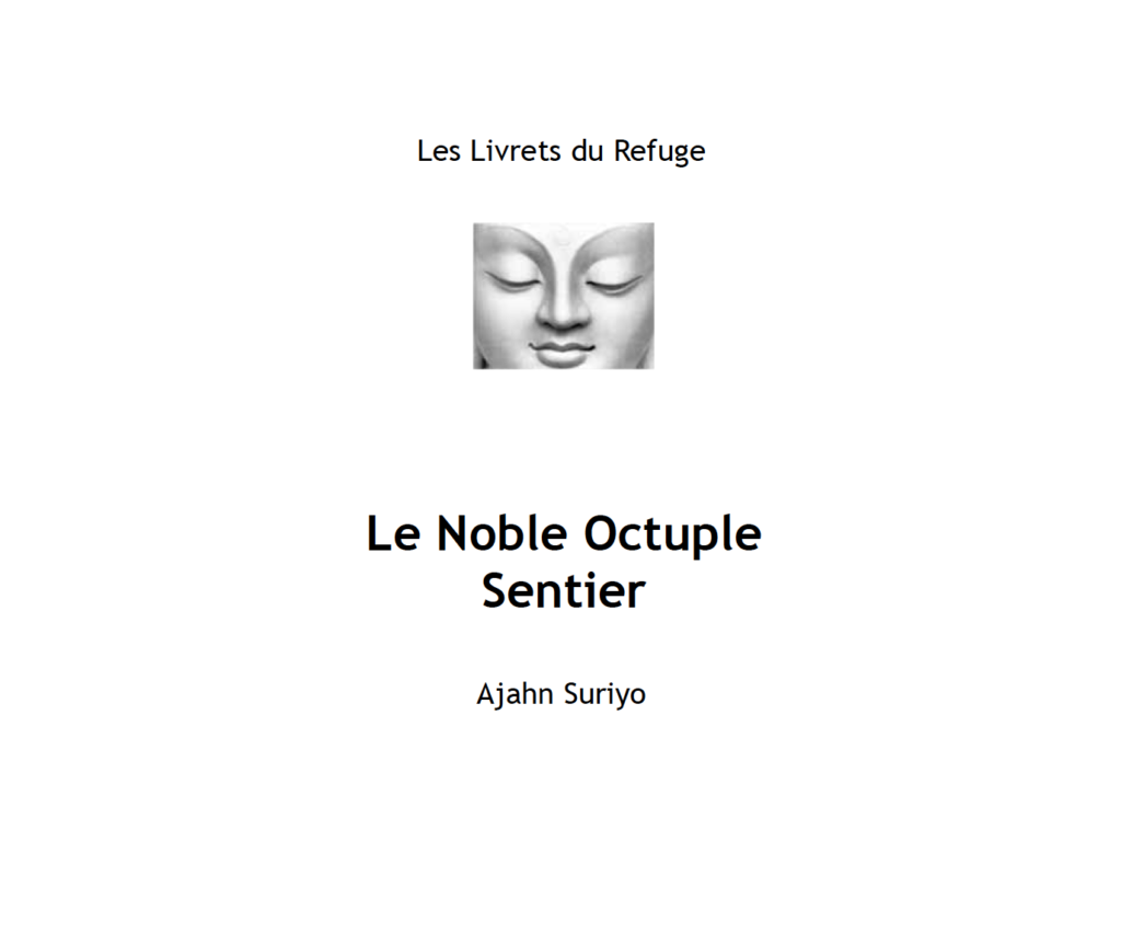 Cover image for Le Noble Octuple Sentier