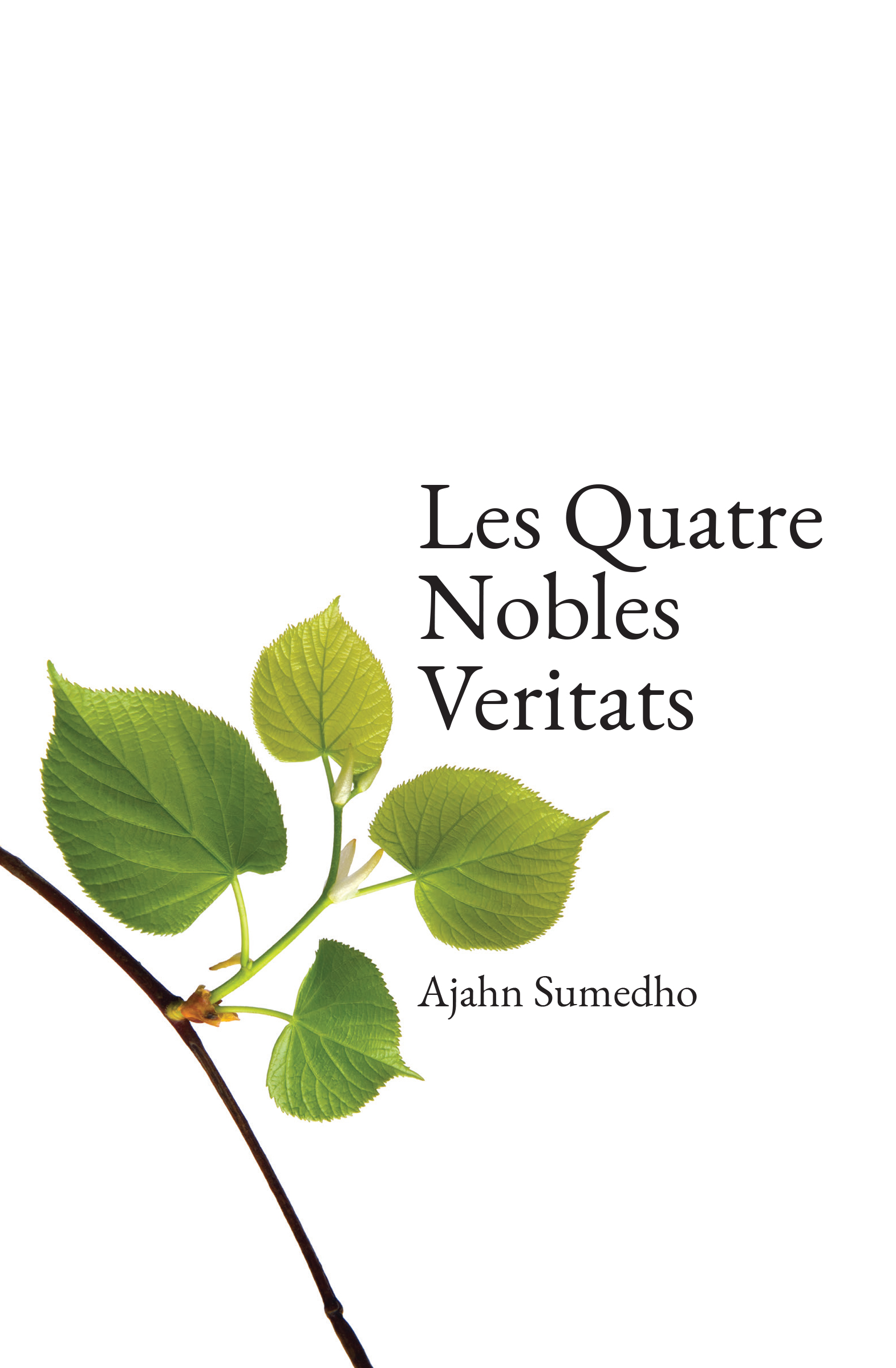 Cover for Les Quatre Nobles Veritats
